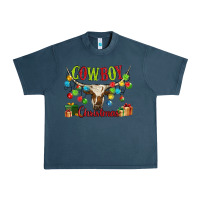 Midnight Navy cowboy christmas Urban Heavy Tee - MaliasSmallBusiness