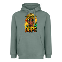 Sage Unapologetically dope afro Heavyweight Hoodie - HowdyJamesFarm