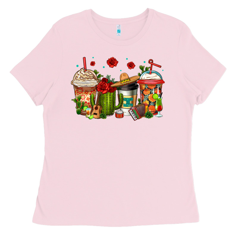 Cinco De Mayo Coffee Cups Ladies Tee by Jasminsmagicworld | Teevron