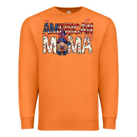 Carrot American mama with gnome mothers day Premium Sweatshirt - HowdyJamesFarm