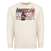 Sandshell American mama with gnome mothers day Premium Sweatshirt - HowdyJamesFarm