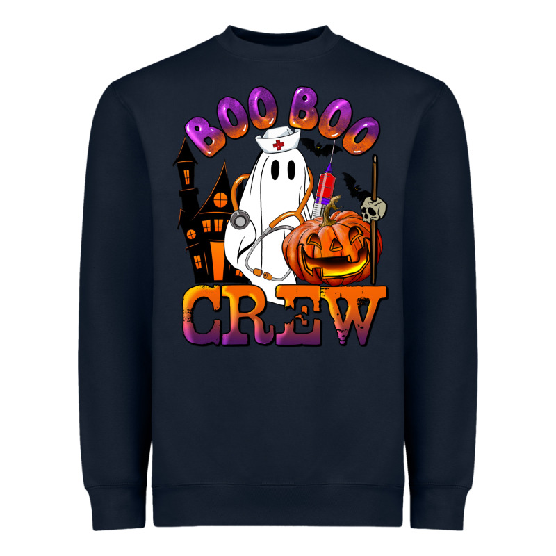Boo Boo Crew Nurse Heavyweight Sweatshirt by LillyAllenDesigns | Teevron