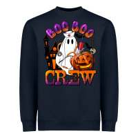 Navy Boo Boo Crew Nurse Heavyweight Sweatshirt - LillyAllenDesigns