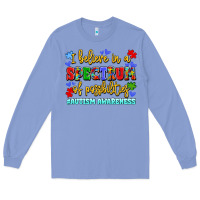Colony Blue i believe in a spectrum of possibilities Long Sleeve Tee - LillyAllenDesigns