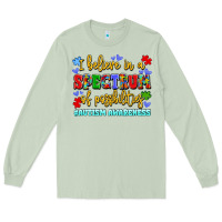 Matcha i believe in a spectrum of possibilities Long Sleeve Tee - LillyAllenDesigns