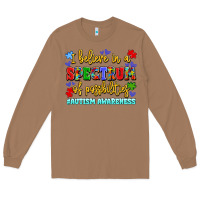 Toasted Coconut i believe in a spectrum of possibilities Long Sleeve Tee - LillyAllenDesigns