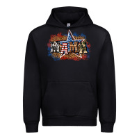 Black patriotic mama Urban Hoodie - BundleAndBundleShop