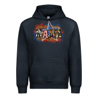 Navy patriotic mama Urban Hoodie - BundleAndBundleShop