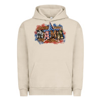 Pigment French Oak patriotic mama Urban Hoodie - BundleAndBundleShop