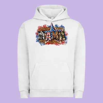 Patriotic Mama Urban Hoodie Designed By Bundleandbundleshop