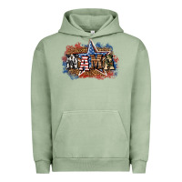 Pigment Oil Green patriotic mama Urban Hoodie - BundleAndBundleShop