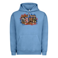 Pigment Pebble Blue patriotic mama Urban Hoodie - BundleAndBundleShop