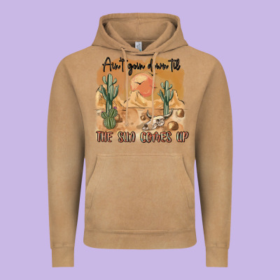 Ain T Going Down Til The Sun Comes Up Vintage Hoodie Designed By Maliassmallbusiness