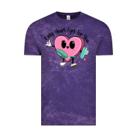 Cloud Purple only heart eyes for you Vintage Tee - MaliasSmallBusiness