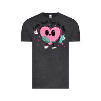 Vintage Black only heart eyes for you Vintage Tee - MaliasSmallBusiness