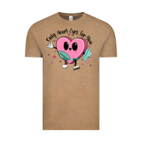 Vintage Coffee only heart eyes for you Vintage Tee - MaliasSmallBusiness