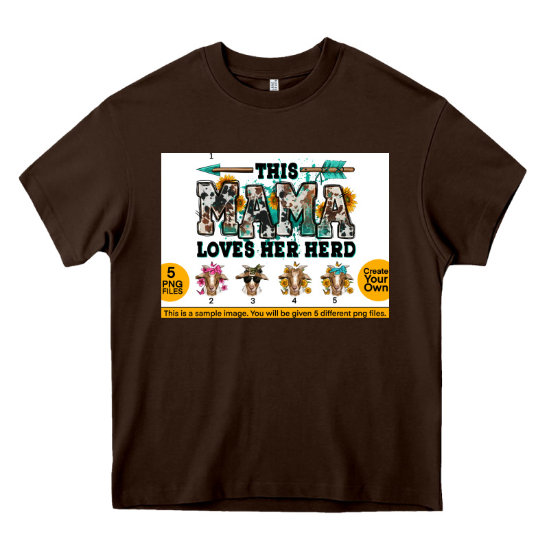 This Mama  Loves Her Herd Goats Heavy Core Tee by Jasminsmagicworld | Teevron