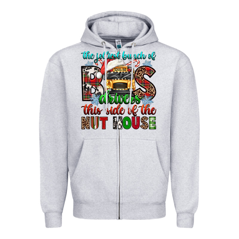 The Jolliest Bunch Of Drivers This Side Of The Nut Zipper Hoodie by texasbilliewilder | Teevron