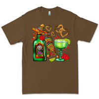 Cacao mexican tequila margarita and maracas Premium Tee - AdoDesignShop