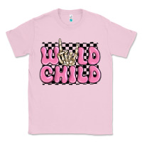 Bubblegum Pink wild child pink skeleton Classic Tee - MaliasSmallBusiness