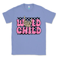 Colony Blue wild child pink skeleton Classic Tee - MaliasSmallBusiness