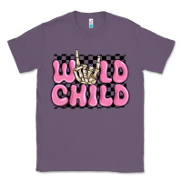 Lavender wild child pink skeleton Classic Tee - MaliasSmallBusiness