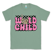 Sage wild child pink skeleton Classic Tee - MaliasSmallBusiness