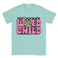 Seafoam wild child pink skeleton Classic Tee - MaliasSmallBusiness