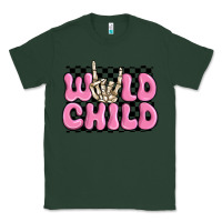 Sports Green wild child pink skeleton Classic Tee - MaliasSmallBusiness