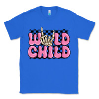 Wild Child Pink Skeleton Classic Tee | Teevron
