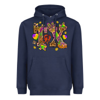 Navy Texas Mardi Gras Heavyweight Hoodie - HowdyJamesFarm