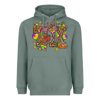 Sage Texas Mardi Gras Heavyweight Hoodie - HowdyJamesFarm