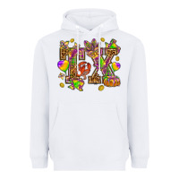 White Texas Mardi Gras Heavyweight Hoodie - HowdyJamesFarm
