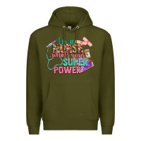 Army Green I'm a Nurse what's your superpower Premium Hoodie - CowGirlArtShop