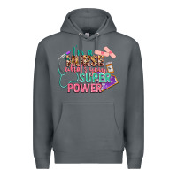 Rock I'm a Nurse what's your superpower Premium Hoodie - CowGirlArtShop
