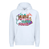 White I'm a Nurse what's your superpower Premium Hoodie - CowGirlArtShop