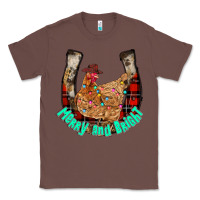 Chestnut horseshoe chicken Classic Tee - CowhideDigitalArt