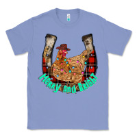 Colony Blue horseshoe chicken Classic Tee - CowhideDigitalArt