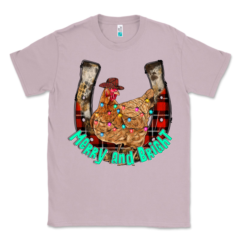 Horseshoe Chicken Classic Tee by CowhideDigitalArt | Teevron