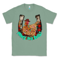 Sage horseshoe chicken Classic Tee - CowhideDigitalArt