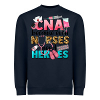 Navy Western CNA Because Nurses Need Heroes Heavyweight Sweatshirt - LillyAllenDesigns