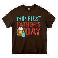 Chocolate Brown our first father's day Heavy Core Tee - Artiststas