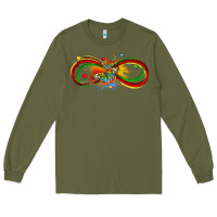 Army Green butterfly infinity symbol autism Long Sleeve Tee - LillyAllenDesigns