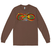 Chestnut butterfly infinity symbol autism Long Sleeve Tee - LillyAllenDesigns