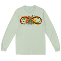Matcha butterfly infinity symbol autism Long Sleeve Tee - LillyAllenDesigns