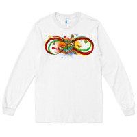 White butterfly infinity symbol autism Long Sleeve Tee - LillyAllenDesigns