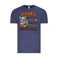 Vintage Denim books are cheaper than therapy Vintage Tee - MaliasSmallBusiness
