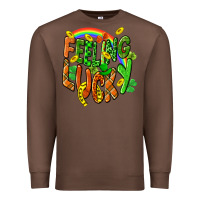 Chestnut St. Patrick's Day Feeling lucky Premium Sweatshirt - CowGirlArtShop