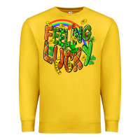Lemon St. Patrick's Day Feeling lucky Premium Sweatshirt - CowGirlArtShop