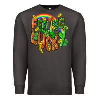 Smoke St. Patrick's Day Feeling lucky Premium Sweatshirt - CowGirlArtShop